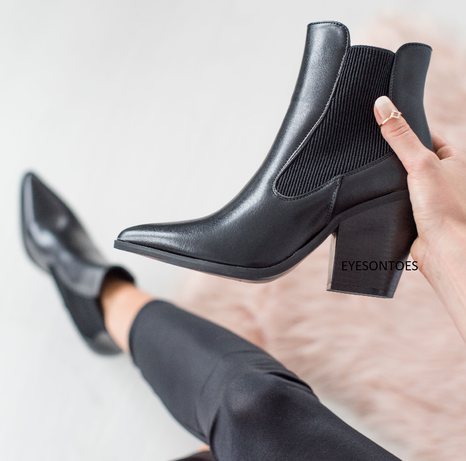 croc chelsea ankle boots